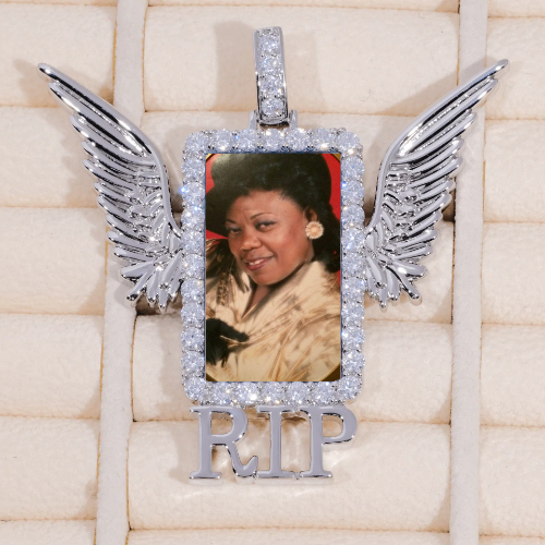 RIP WING 3D CUSTOM PICTURE PENDANT