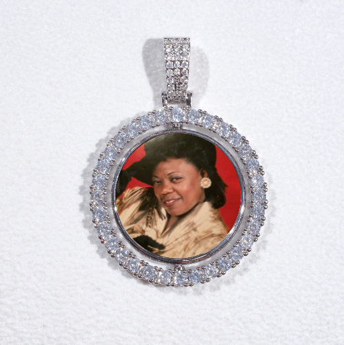 3D Spinning 2-Faced Custom Picture Pendant