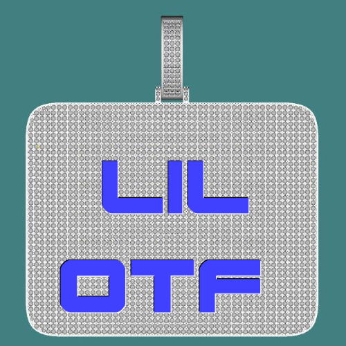CUSTOM LETTER NECKLACE 3D BIG SQUARE
