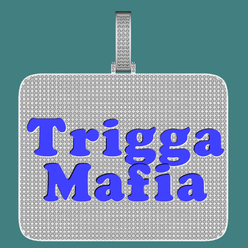 CUSTOM LETTER NECKLACE 3D BIG SQUARE