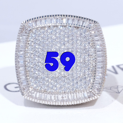 CUSTOM LETTER 3D ICED RING