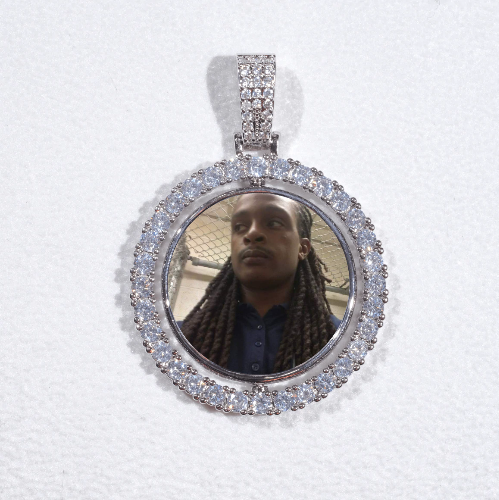 3D Spinning 2-Faced Custom Picture Pendant