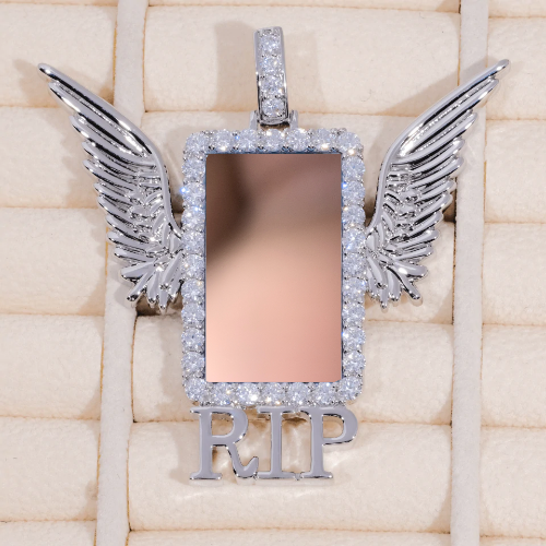RIP WING 3D CUSTOM PICTURE PENDANT