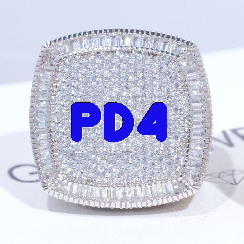 CUSTOM LETTER 3D ICED RING