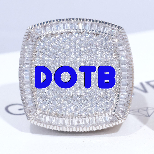 CUSTOM LETTER 3D ICED RING