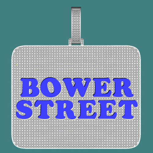 CUSTOM LETTER NECKLACE 3D BIG SQUARE