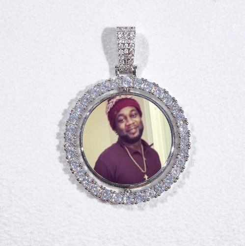 3D Spinning 2-Faced Custom Picture Pendant