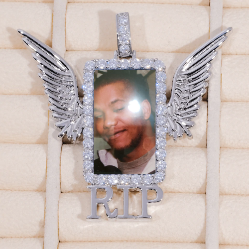 RIP WING 3D CUSTOM PICTURE PENDANT
