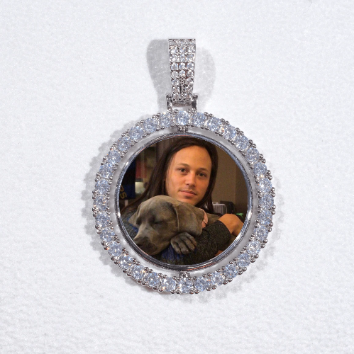3D Spinning 2-Faced Custom Picture Pendant