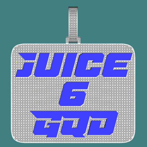 CUSTOM LETTER NECKLACE 3D BIG SQUARE