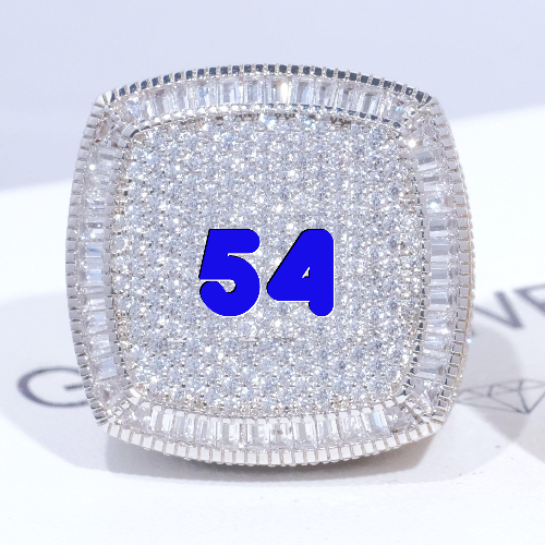 CUSTOM LETTER 3D ICED RING