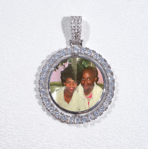 3D Spinning 2-Faced Custom Picture Pendant