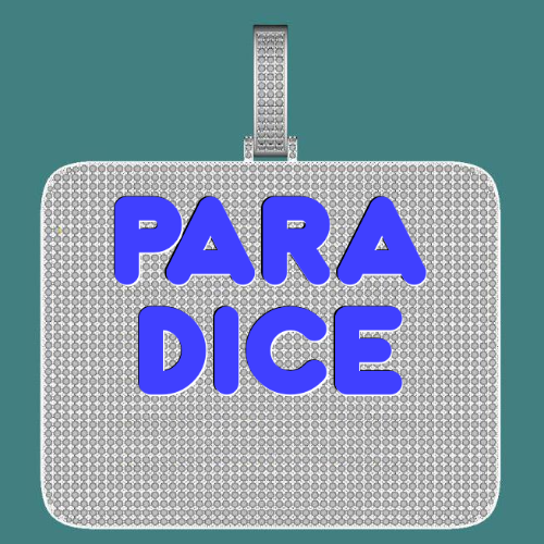 CUSTOM LETTER NECKLACE 3D BIG SQUARE