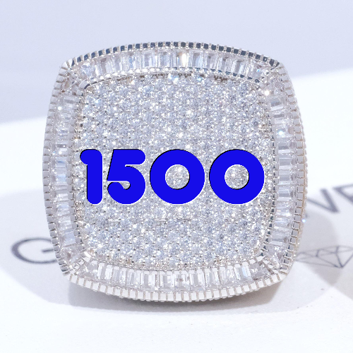 CUSTOM LETTER 3D ICED RING