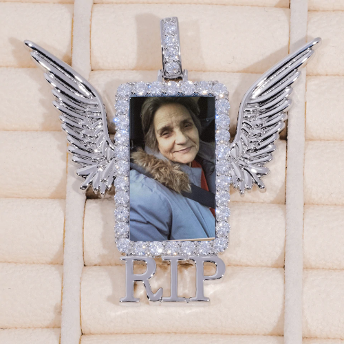 RIP WING 3D CUSTOM PICTURE PENDANT