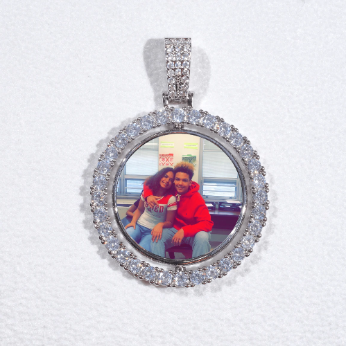 3D Spinning 2-Faced Custom Picture Pendant