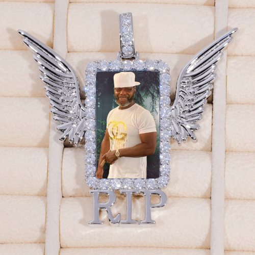 RIP WING 3D CUSTOM PICTURE PENDANT
