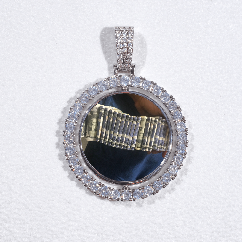 3D Spinning 2-Faced Custom Picture Pendant