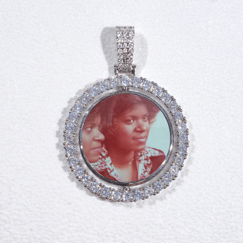 3D Spinning 2-Faced Custom Picture Pendant