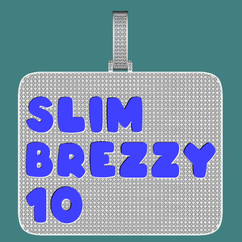 CUSTOM LETTER NECKLACE 3D BIG SQUARE