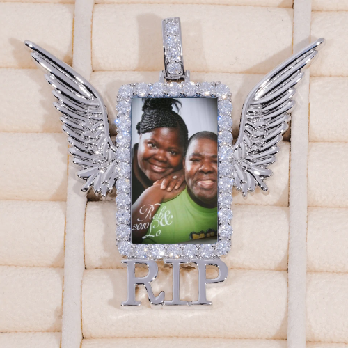 RIP WING 3D CUSTOM PICTURE PENDANT