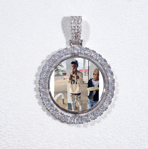 3D Spinning 2-Faced Custom Picture Pendant
