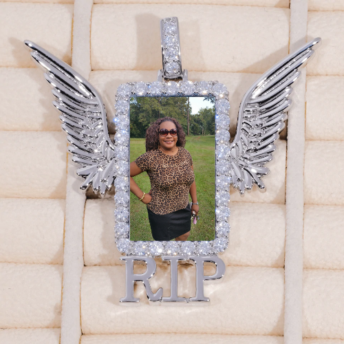 RIP WING 3D CUSTOM PICTURE PENDANT