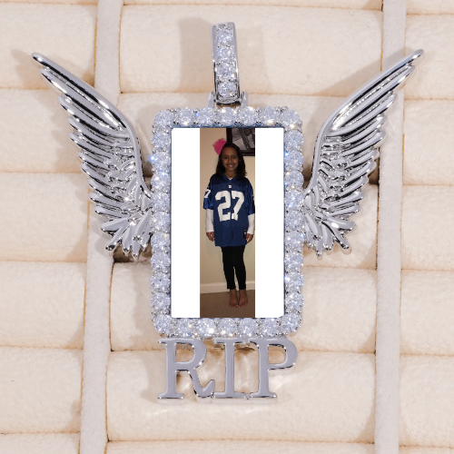 RIP WING 3D CUSTOM PICTURE PENDANT