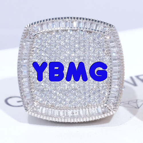 CUSTOM LETTER 3D ICED RING