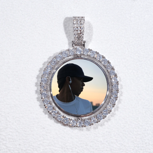 3D Spinning 2-Faced Custom Picture Pendant