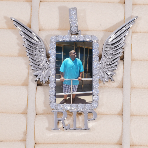 RIP WING 3D CUSTOM PICTURE PENDANT