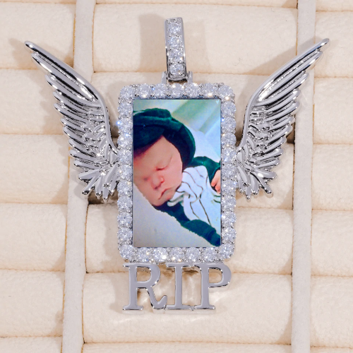 RIP WING 3D CUSTOM PICTURE PENDANT