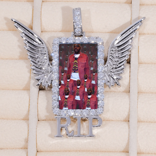 RIP WING 3D CUSTOM PICTURE PENDANT