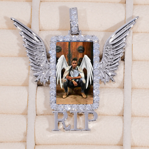 RIP WING 3D CUSTOM PICTURE PENDANT