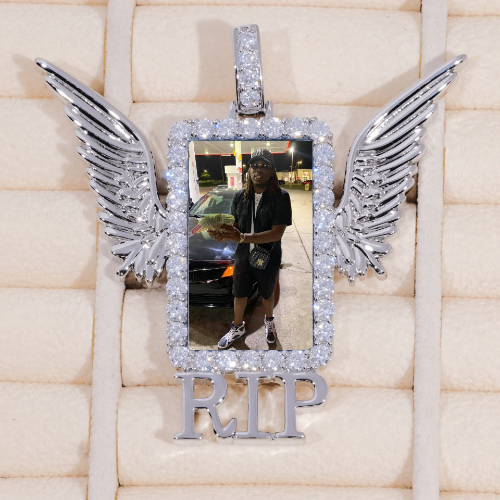 RIP WING 3D CUSTOM PICTURE PENDANT