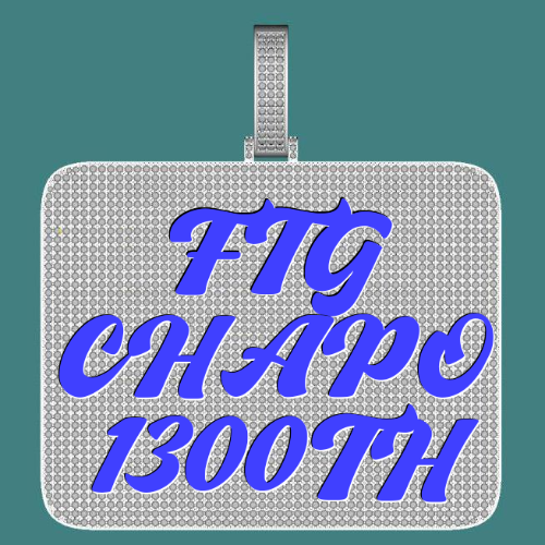CUSTOM LETTER NECKLACE 3D BIG SQUARE