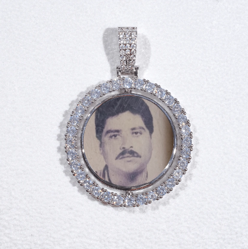 3D Spinning 2-Faced Custom Picture Pendant