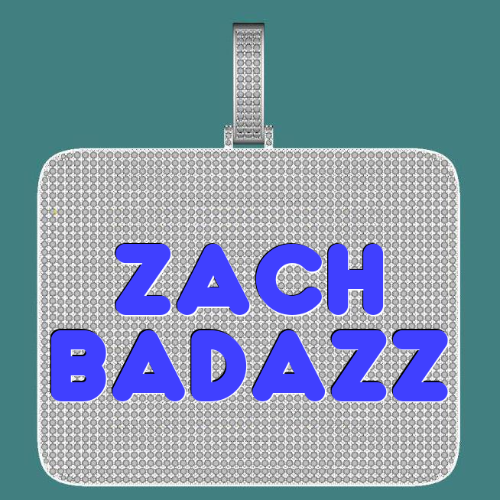 CUSTOM LETTER NECKLACE 3D BIG SQUARE
