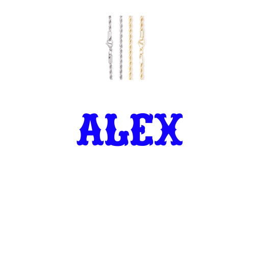 Custom Letters Freibeuter Font Necklace