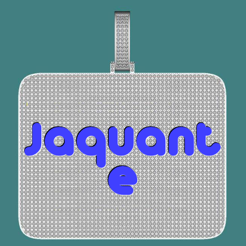 CUSTOM LETTER NECKLACE 3D BIG SQUARE