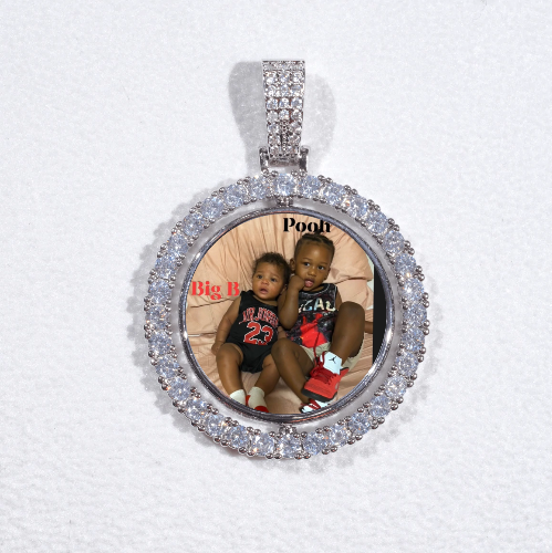 3D Spinning 2-Faced Custom Picture Pendant