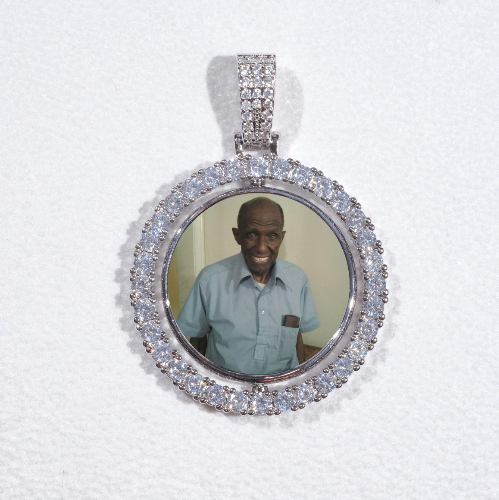3D Spinning 2-Faced Custom Picture Pendant