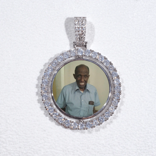 3D Spinning 2-Faced Custom Picture Pendant