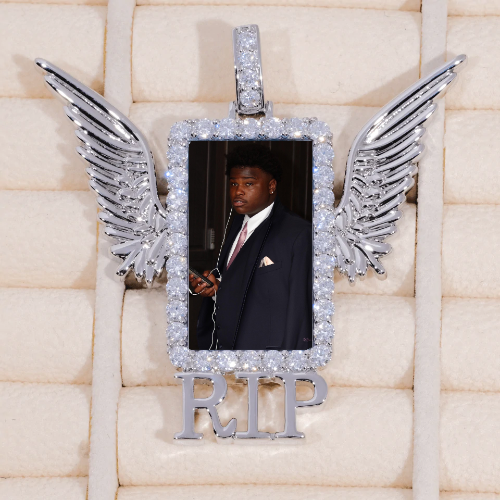 RIP WING 3D CUSTOM PICTURE PENDANT