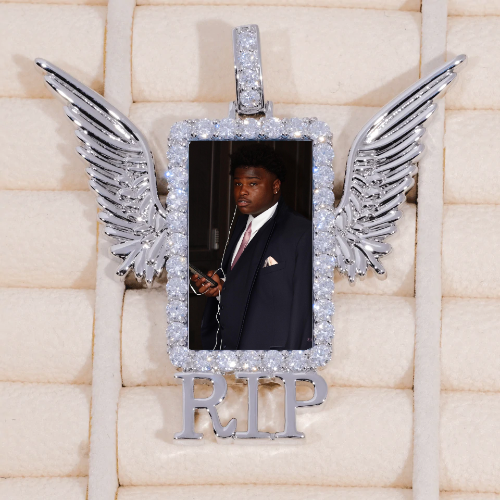 RIP WING 3D CUSTOM PICTURE PENDANT