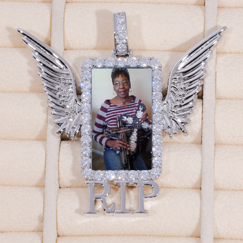 RIP WING 3D CUSTOM PICTURE PENDANT