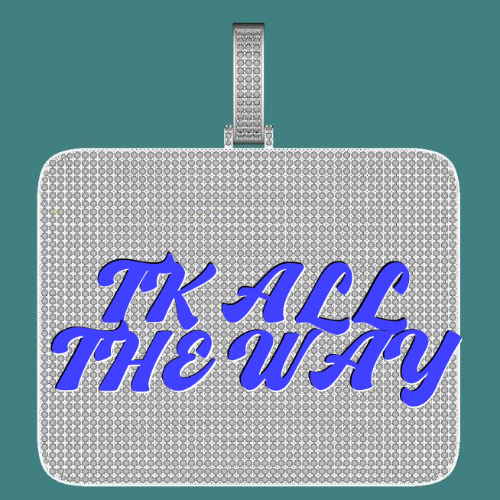 CUSTOM LETTER NECKLACE 3D BIG SQUARE