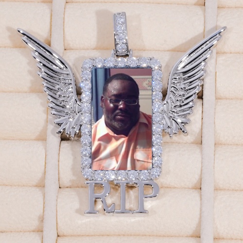RIP WING 3D CUSTOM PICTURE PENDANT
