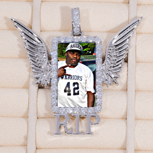 RIP WING 3D CUSTOM PICTURE PENDANT
