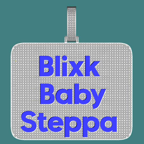 CUSTOM LETTER NECKLACE 3D BIG SQUARE